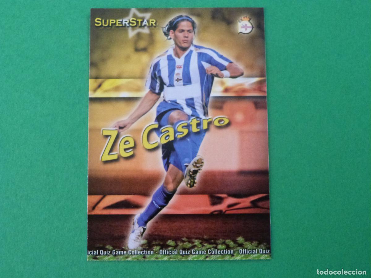 Cromos de f&uacute;tbol: TRADING CARD FUTBOL ZE CASTRO DEPORTIVO LA CORU&Ntilde;A MATE N&ordm; 186 FICHAS LIGA MUNDICROMO 2009-2010/09-10