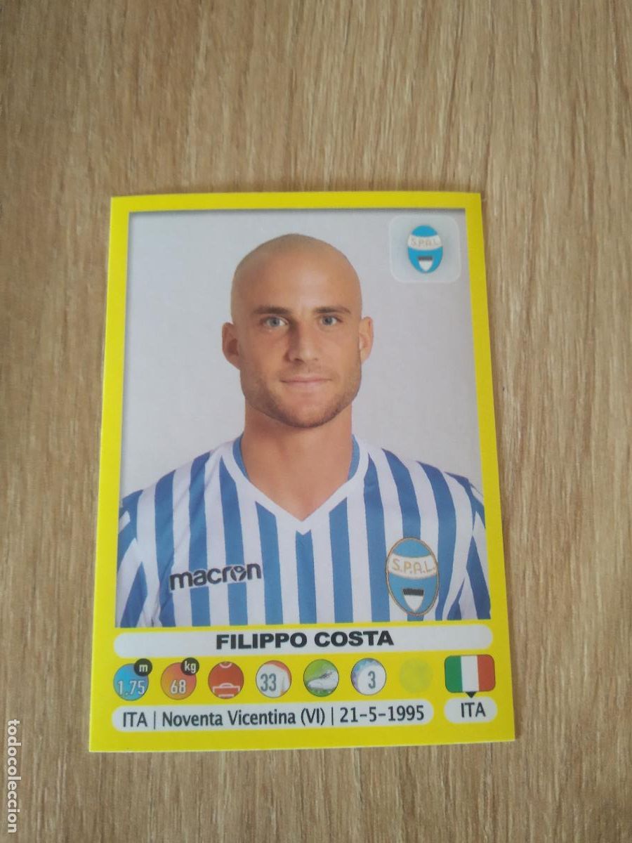 Cromos de f&uacute;tbol: 488 FILIPPO COSTA SPAL CROMO FUTBOL PANINI LIGA ITALIA 18-19 CALCIATORI 2018-2019