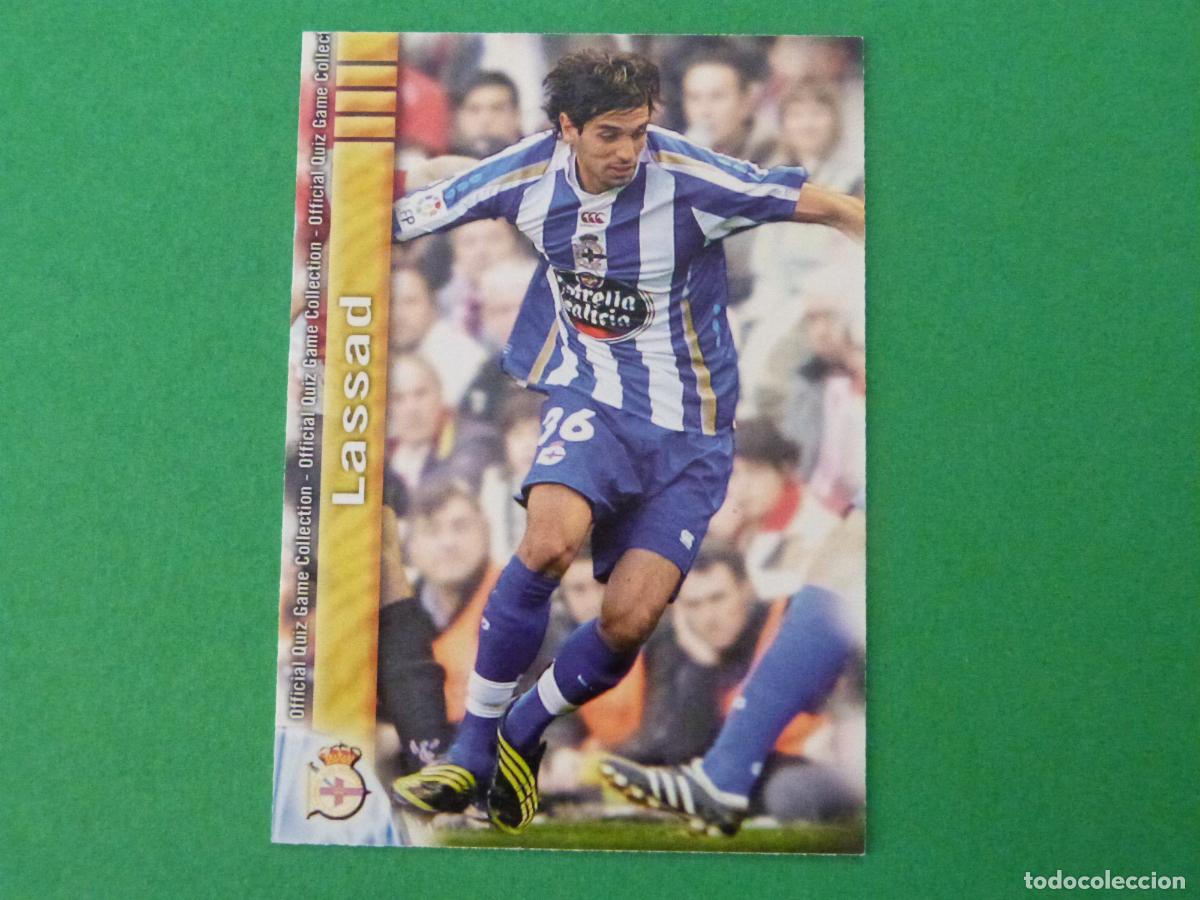 Cromos de f&uacute;tbol: TRADING CARD FUTBOL LASSAD DEPORTIVO LA CORU&Ntilde;A N&ordm; 182 FICHAS LIGA MUNDICROMO 2009-2010/09-10