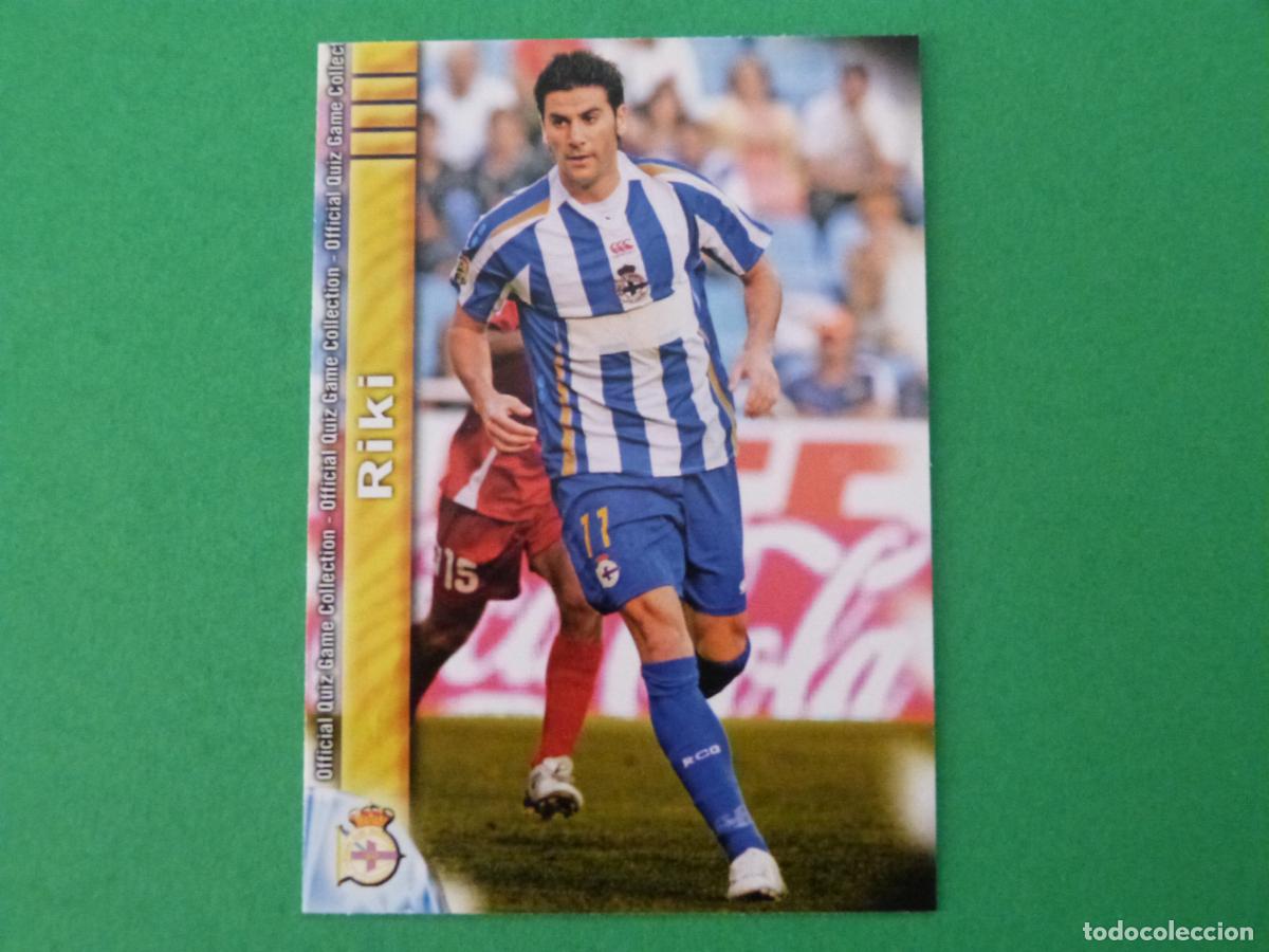 Cromos de f&uacute;tbol: TRADING CARD FUTBOL RIKI DEPORTIVO LA CORU&Ntilde;A N&ordm; 181 FICHAS LIGA MUNDICROMO 2009-2010/09-10