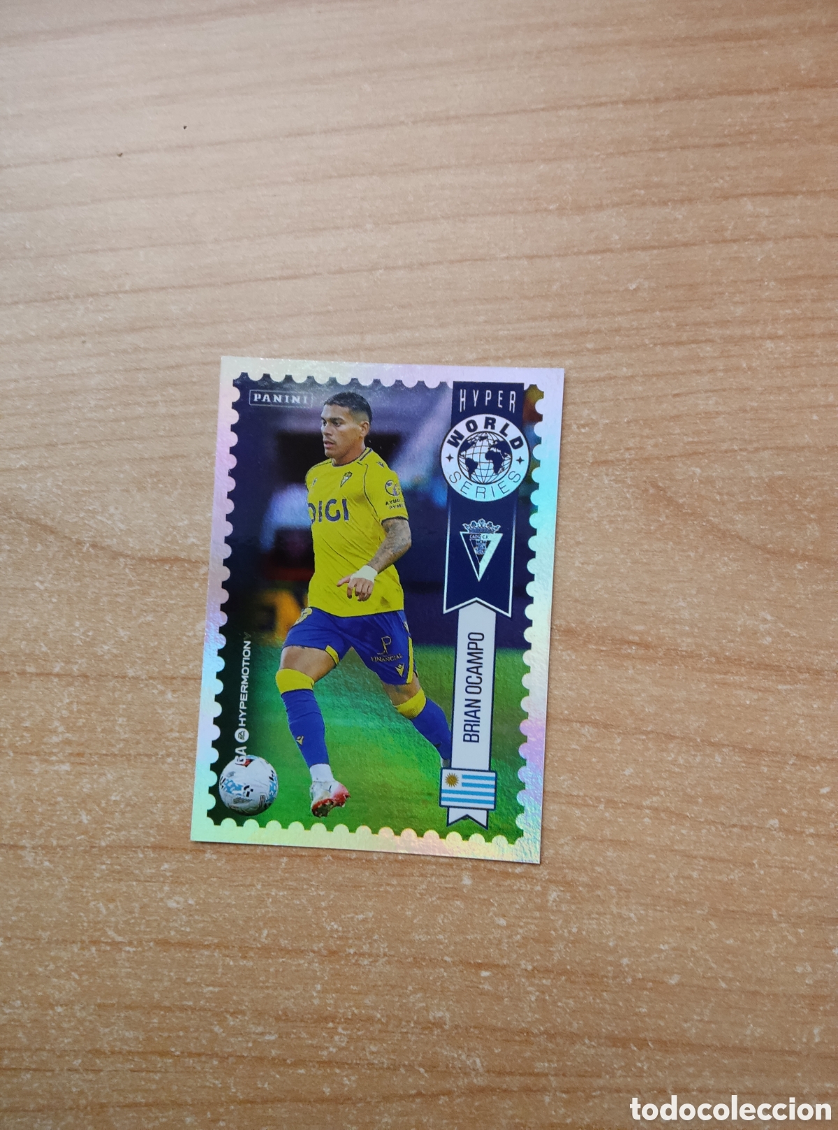 Cromos de f&uacute;tbol: 440 BRIAN OCAMPO CADIZ HYPER WORLD SERIES LIGA HYPERMOTION 2025 2026