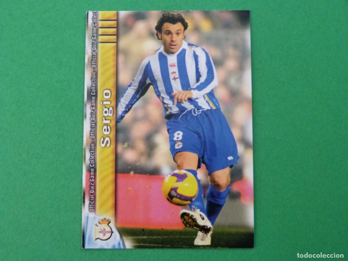 Cromos de f&uacute;tbol: TRADING CARD FUTBOL SERGIO DEPORTIVO LA CORU&Ntilde;A N&ordm; 179 FICHAS LIGA MUNDICROMO 2009-2010/09-10