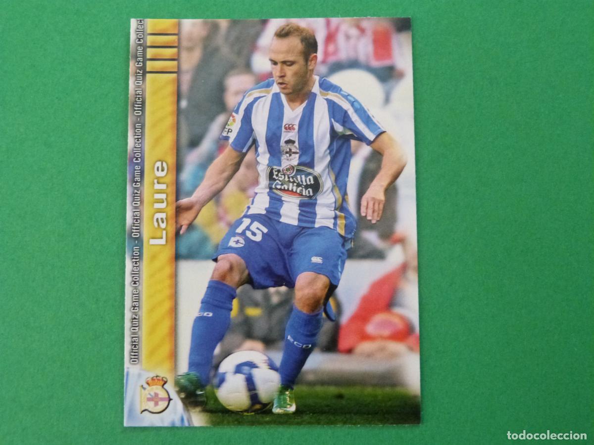 Cromos de f&uacute;tbol: TRADING CARD FUTBOL LAURE DEPORTIVO LA CORU&Ntilde;A N&ordm; 174 FICHAS LIGA MUNDICROMO 2009-2010/09-10