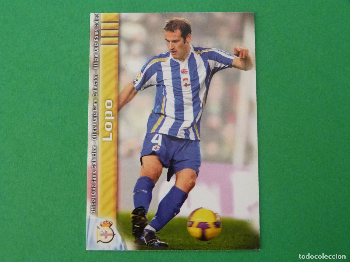 Cromos de f&uacute;tbol: TRADING CARD FUTBOL LOPO DEPORTIVO LA CORU&Ntilde;A N&ordm; 172 FICHAS LIGA MUNDICROMO 2009-2010/09-10