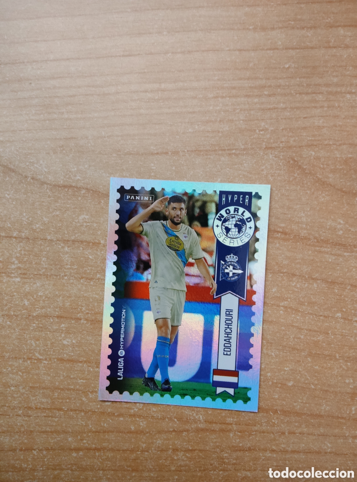 Cromos de f&uacute;tbol: 443 EDDAHCHOURI DEPORTIVO HYPER WORLD SERIES LIGA HYPERMOTION 2025 2026
