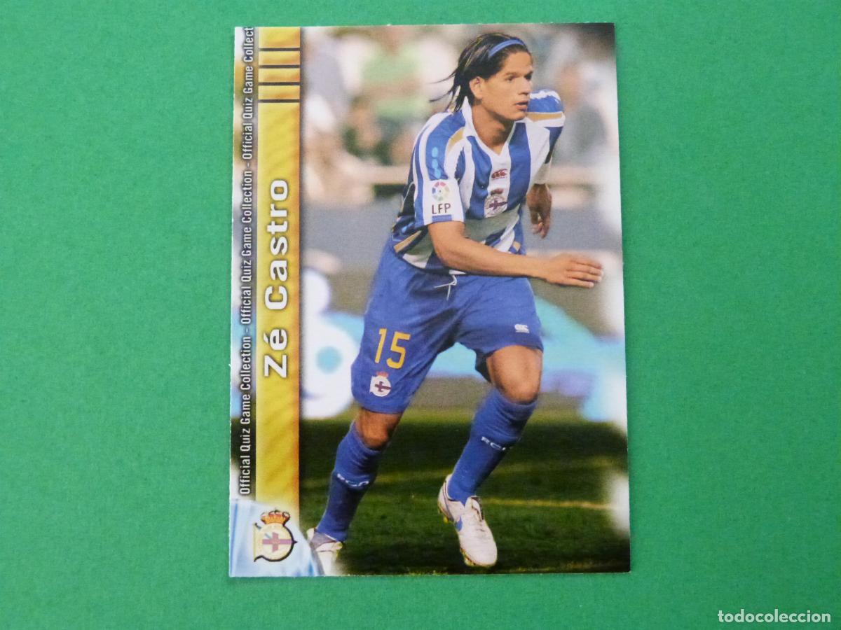 Cromos de f&uacute;tbol: TRADING CARD FUTBOL ZE CASTRO DEPORTIVO LA CORU&Ntilde;A N&ordm; 170 FICHAS LIGA MUNDICROMO 2009-2010/09-10