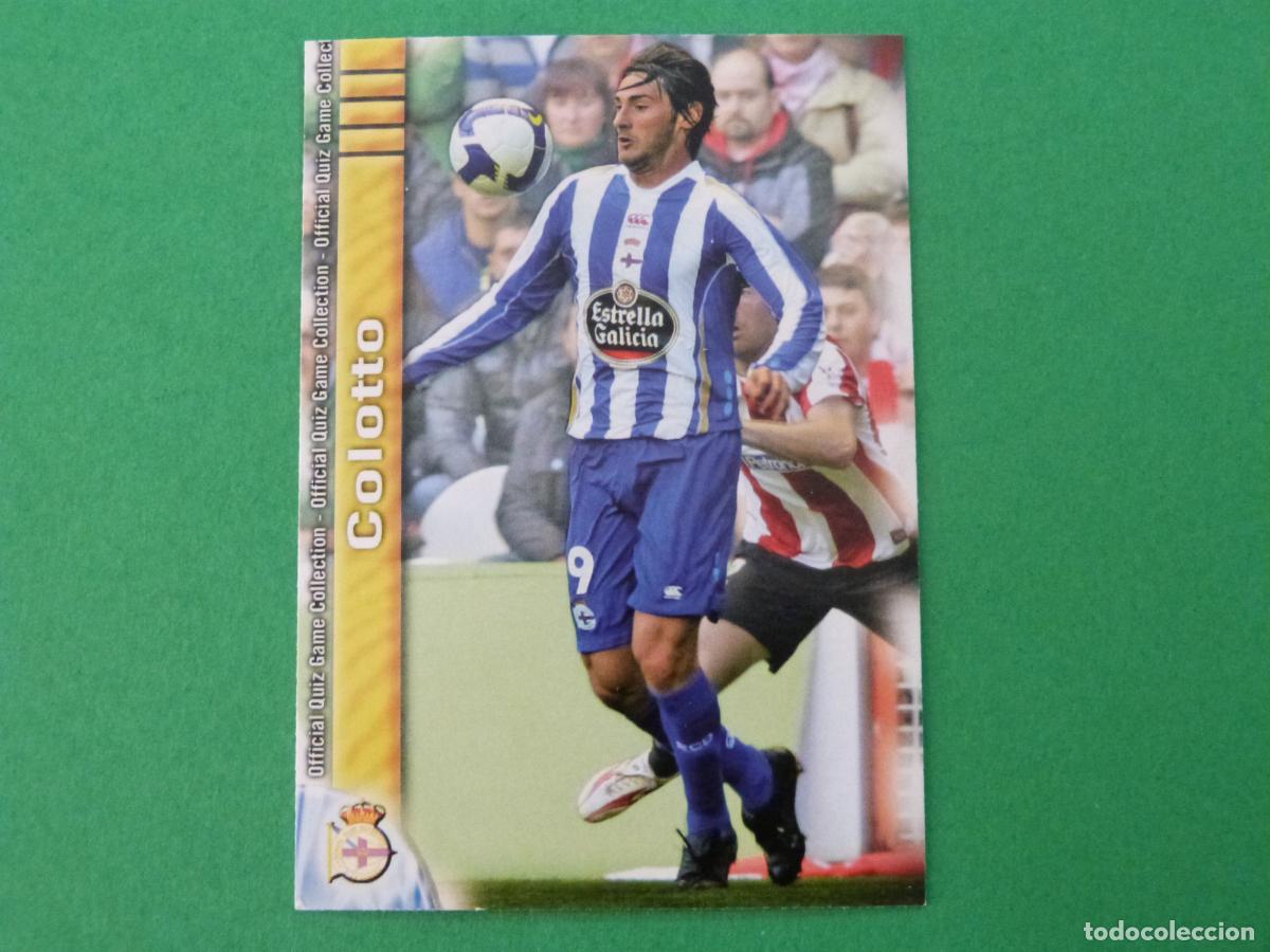 Cromos de f&uacute;tbol: TRADING CARD FUTBOL COLOTTO DEPORTIVO LA CORU&Ntilde;A N&ordm; 169 FICHAS LIGA MUNDICROMO 2009-2010/09-10
