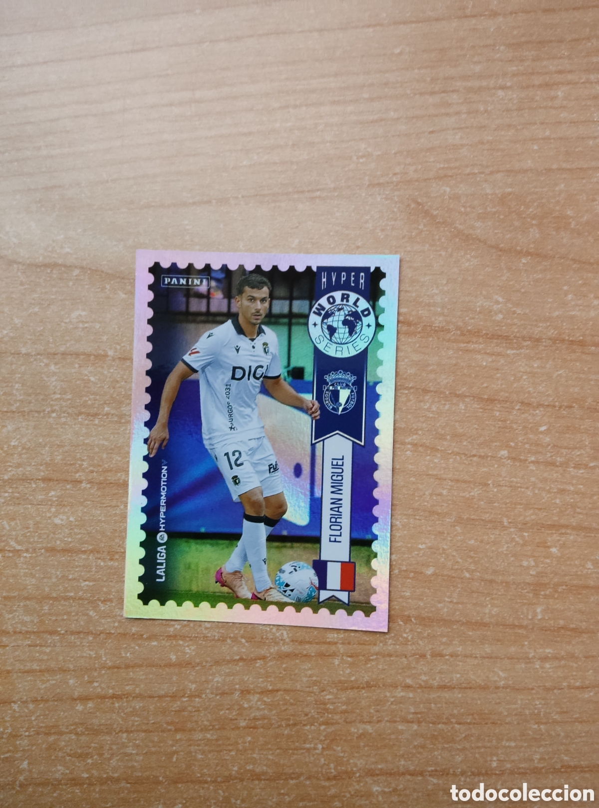 Cromos de f&uacute;tbol: 444 FLORIAN MIGUEL BURGOS HYPER WORLD SERIES LIGA HYPERMOTION 2025 2026