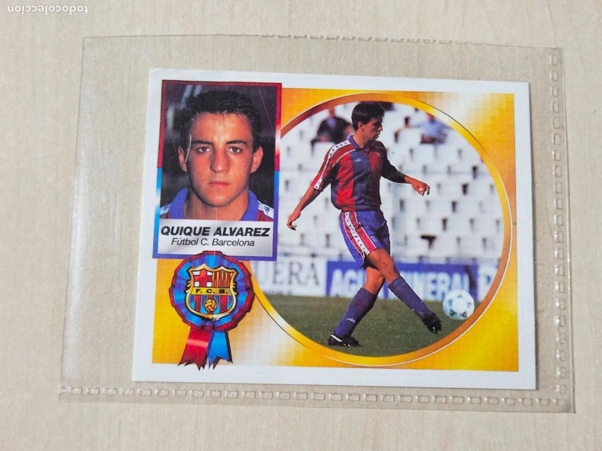 Cromos de f&uacute;tbol: COMPLETA TU ALBUM ESTE 94 95 COLOCA QUIQUE ALVAREZ - VENTANILLA -