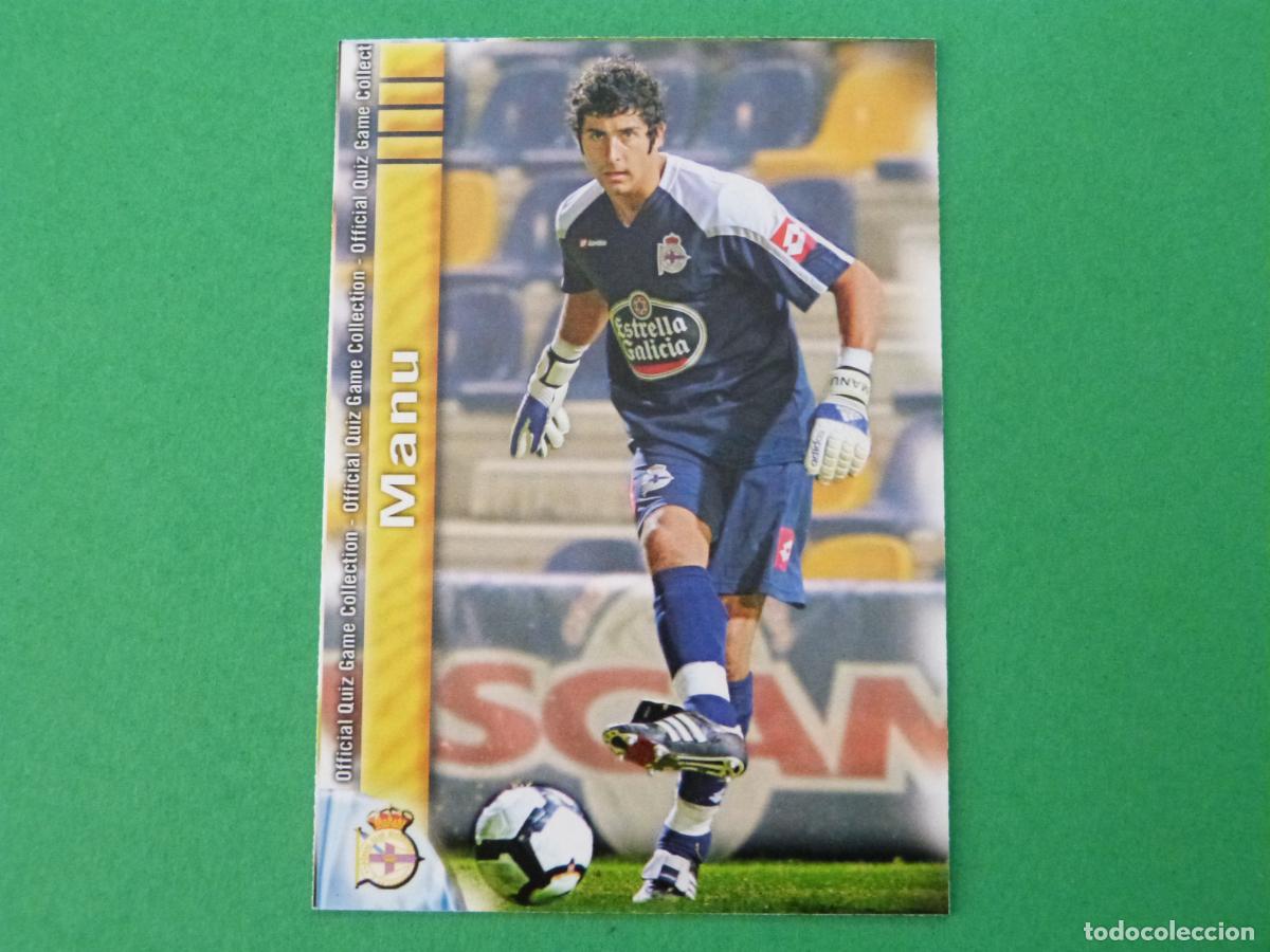 Cromos de f&uacute;tbol: TRADING CARD FUTBOL MANU DEPORTIVO LA CORU&Ntilde;A N&ordm; 167 FICHAS LIGA MUNDICROMO 2009-2010/09-10