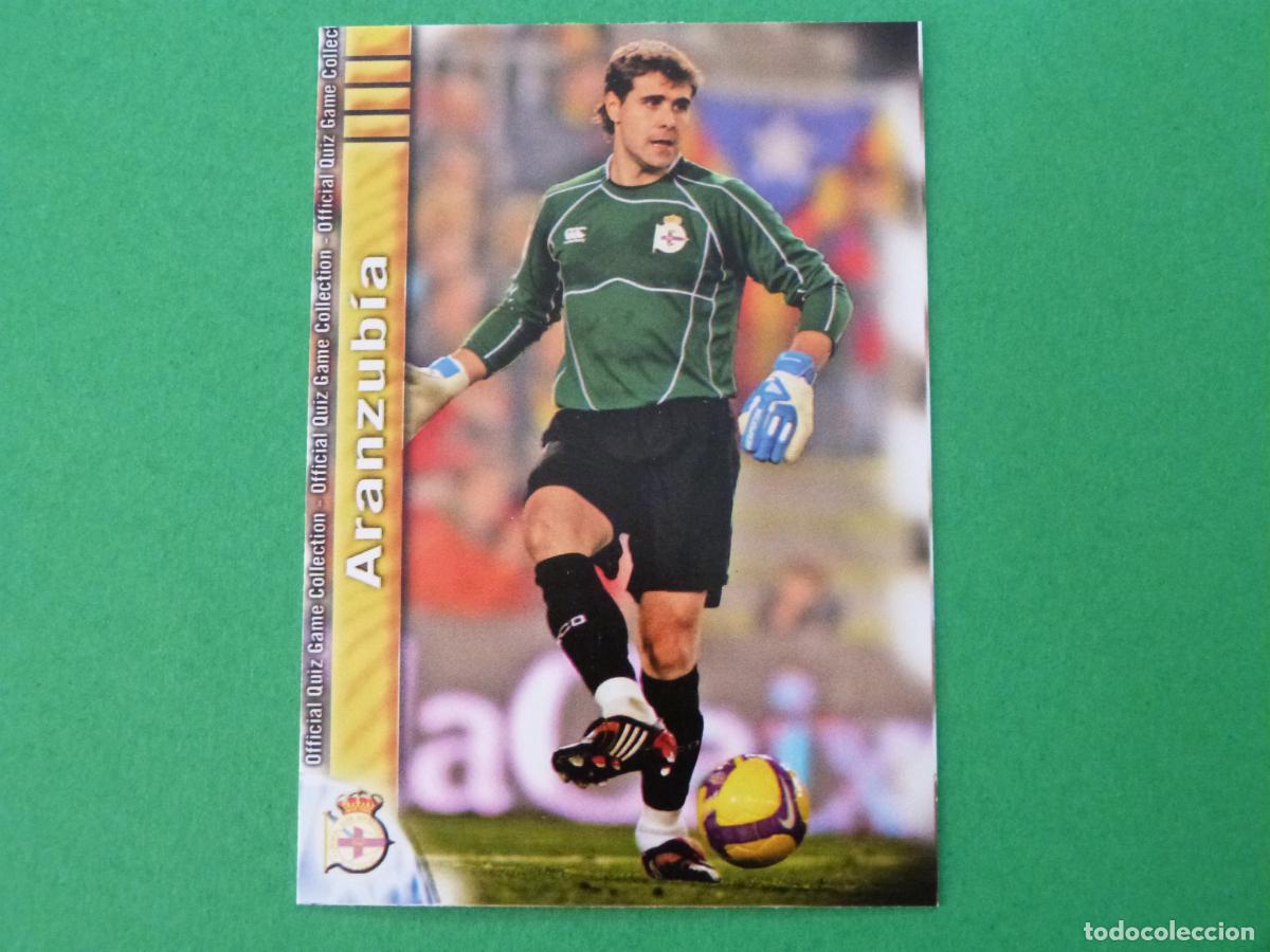 Cromos de f&uacute;tbol: TRADING CARD FUTBOL ARANZUBIA DEPORTIVO LA CORU&Ntilde;A N&ordm; 166 FICHAS LIGA MUNDICROMO 2009-2010/09-10