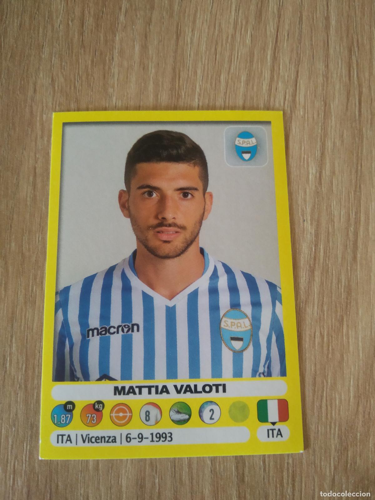 Cromos de f&uacute;tbol: 493 MATTIA VALOTTI SPAL CROMO FUTBOL PANINI LIGA ITALIA 18-19 CALCIATORI 2018-2019