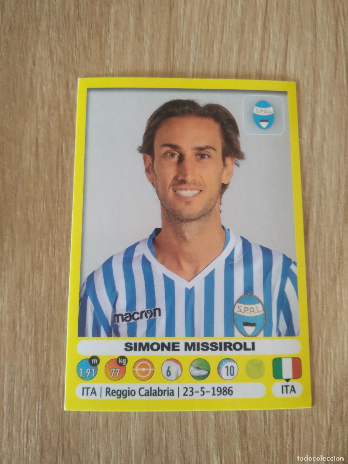 Cromos de f&uacute;tbol: 494 SIMONE MISSIROLI SPAL CROMO FUTBOL PANINI LIGA ITALIA 18-19 CALCIATORI 2018-2019