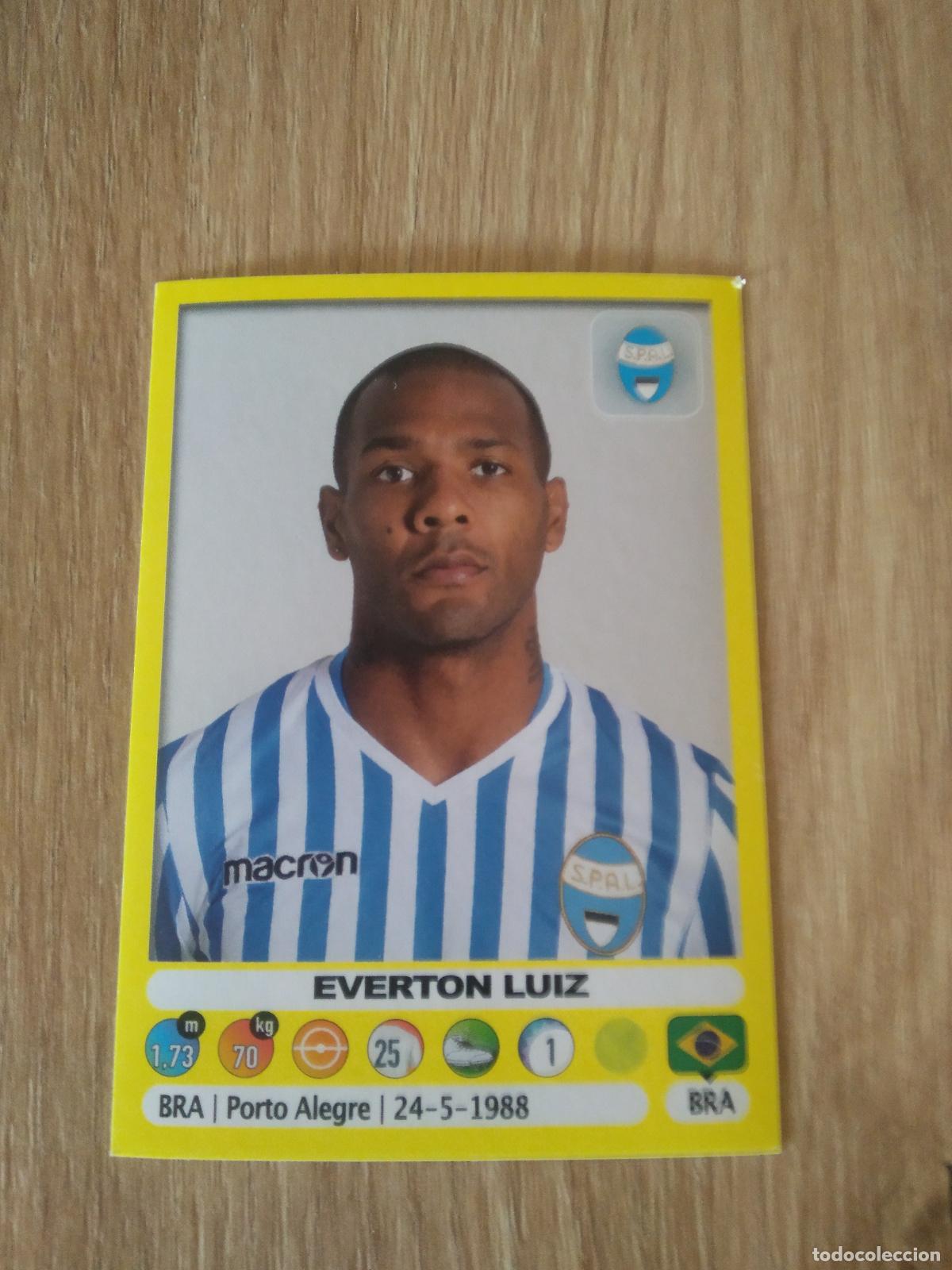 Cromos de f&uacute;tbol: 496 EVERTON LUIZ SPAL CROMO FUTBOL PANINI LIGA ITALIA 18-19 CALCIATORI 2018-2019