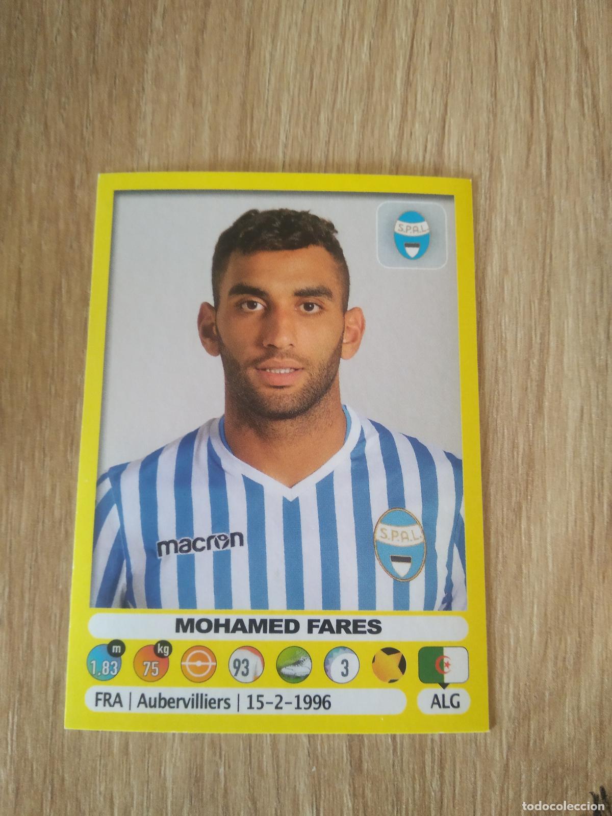 Cromos de f&uacute;tbol: 500 MOHAMED FARES SPAL CROMO FUTBOL PANINI LIGA ITALIA 18-19 CALCIATORI 2018-2019