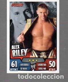 Cromos de f&uacute;tbol: CROMO DE LUCHA LIBRE TOPPS SLAM ATTAX RUMBLE DEL A&Ntilde;O 2008 ALEX RILEY
