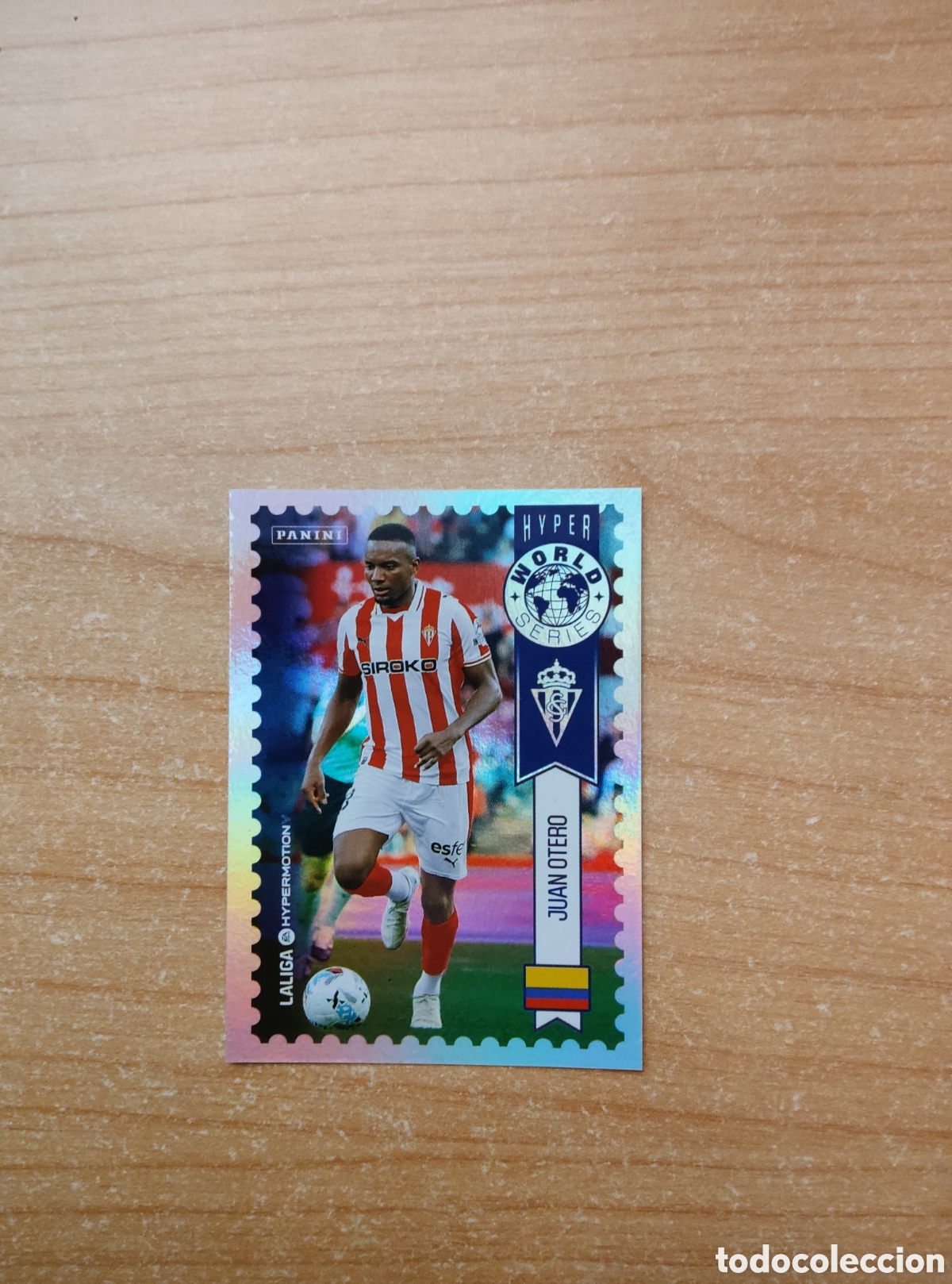 Cromos de f&uacute;tbol: 447 JUAN OTERO SPORTING HYPER WORLD SERIES LIGA HYPERMOTION 2025 2026