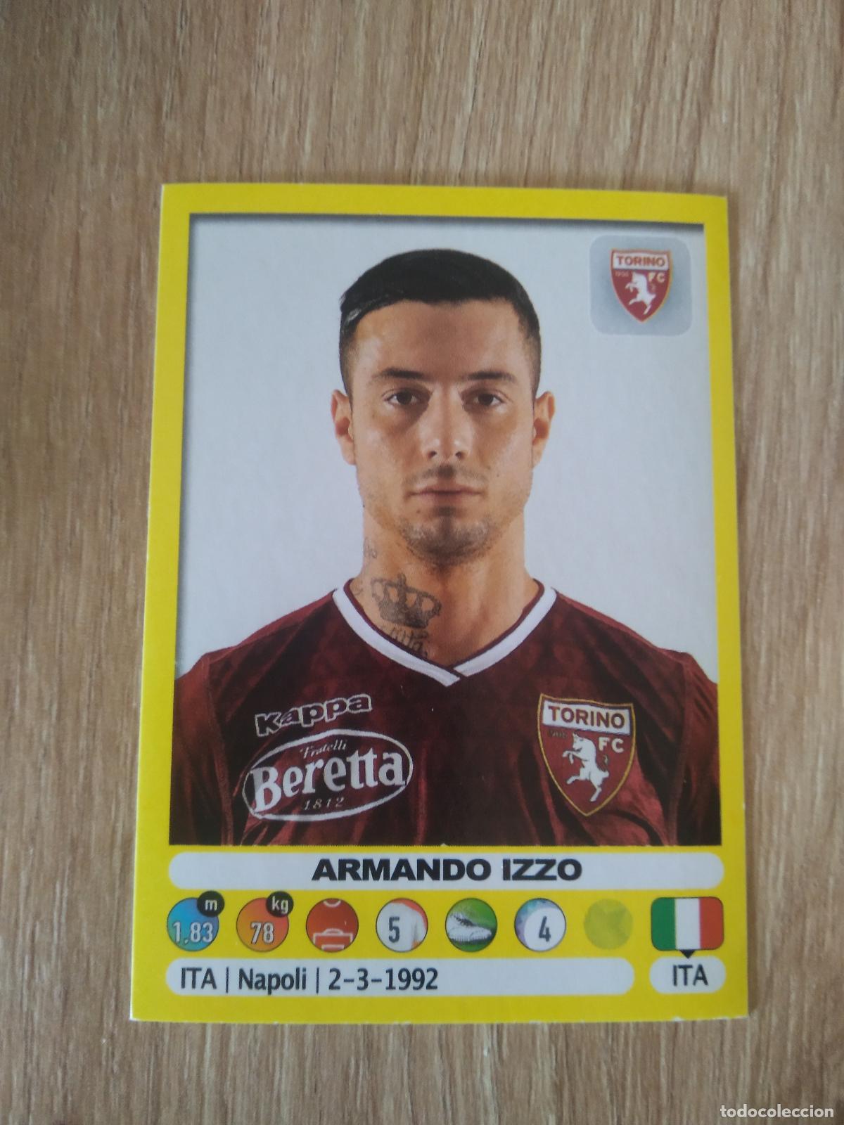 Cromos de f&uacute;tbol: 513 ARMANDO IZZO TORINO CROMO FUTBOL PANINI LIGA ITALIA 18-19 CALCIATORI 2018-2019