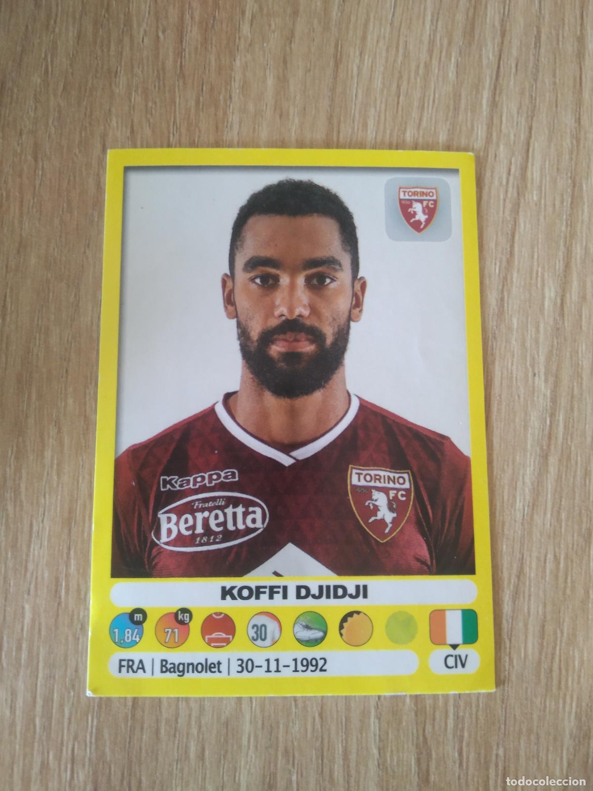 Cromos de f&uacute;tbol: 521 KOFFI DJIDJI TORINO CROMO FUTBOL PANINI LIGA ITALIA 18-19 CALCIATORI 2018-2019