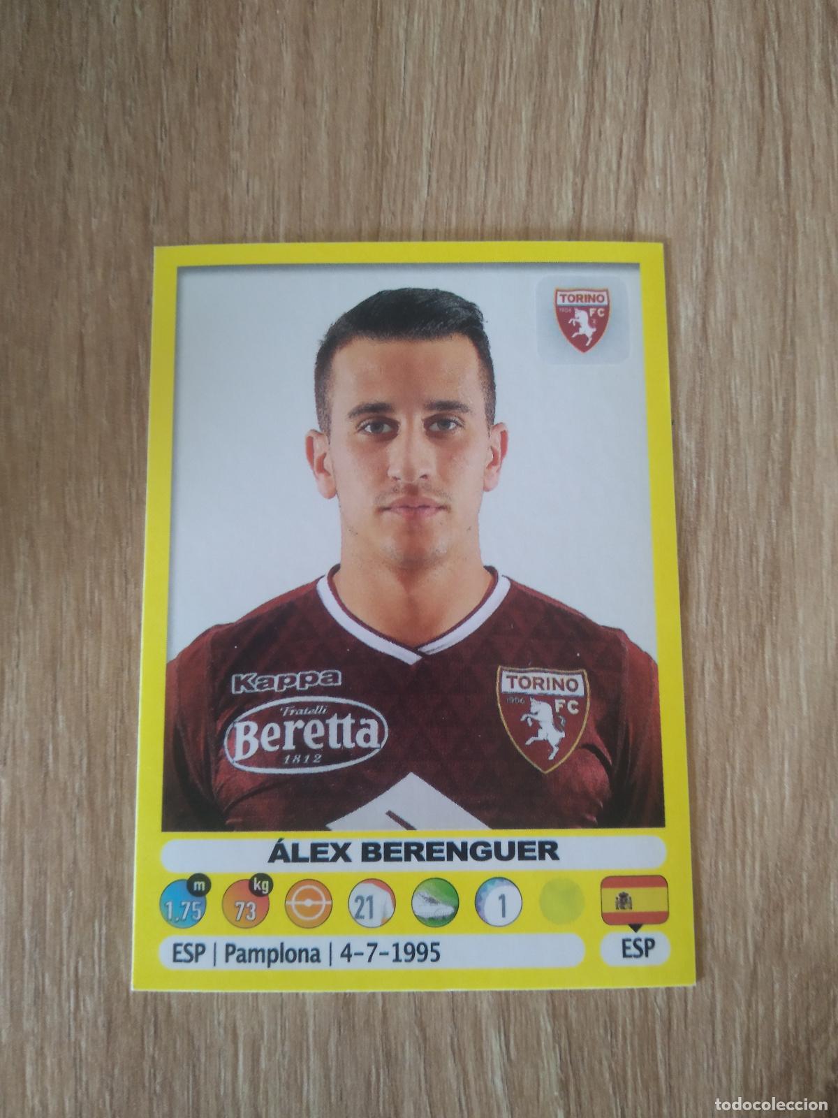 Cromos de f&uacute;tbol: 527 ALEX BERENGUER TORINO CROMO FUTBOL PANINI LIGA ITALIA 18-19 CALCIATORI 2018-2019