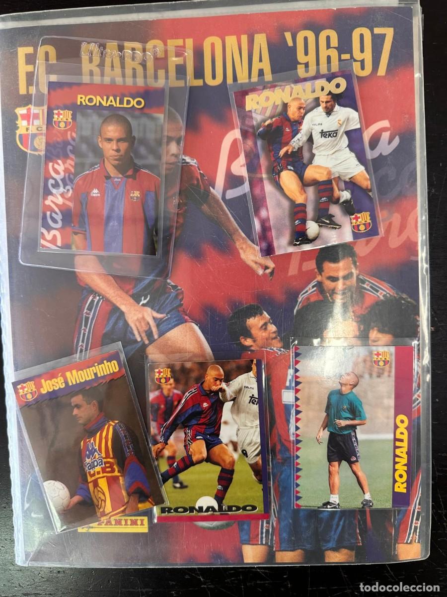 Cromos de f&uacute;tbol: Coleccion Completa FC Barcelona Ronaldo Rookie Panini 1996 1997