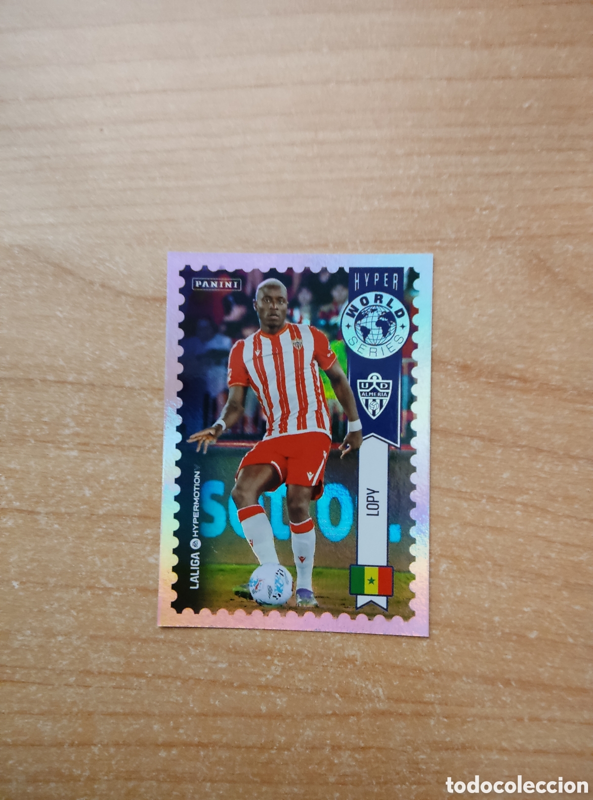 Cromos de f&uacute;tbol: 449 LOPY ALMERIA HYPER WORLD SERIES LIGA HYPERMOTION 2025 2026