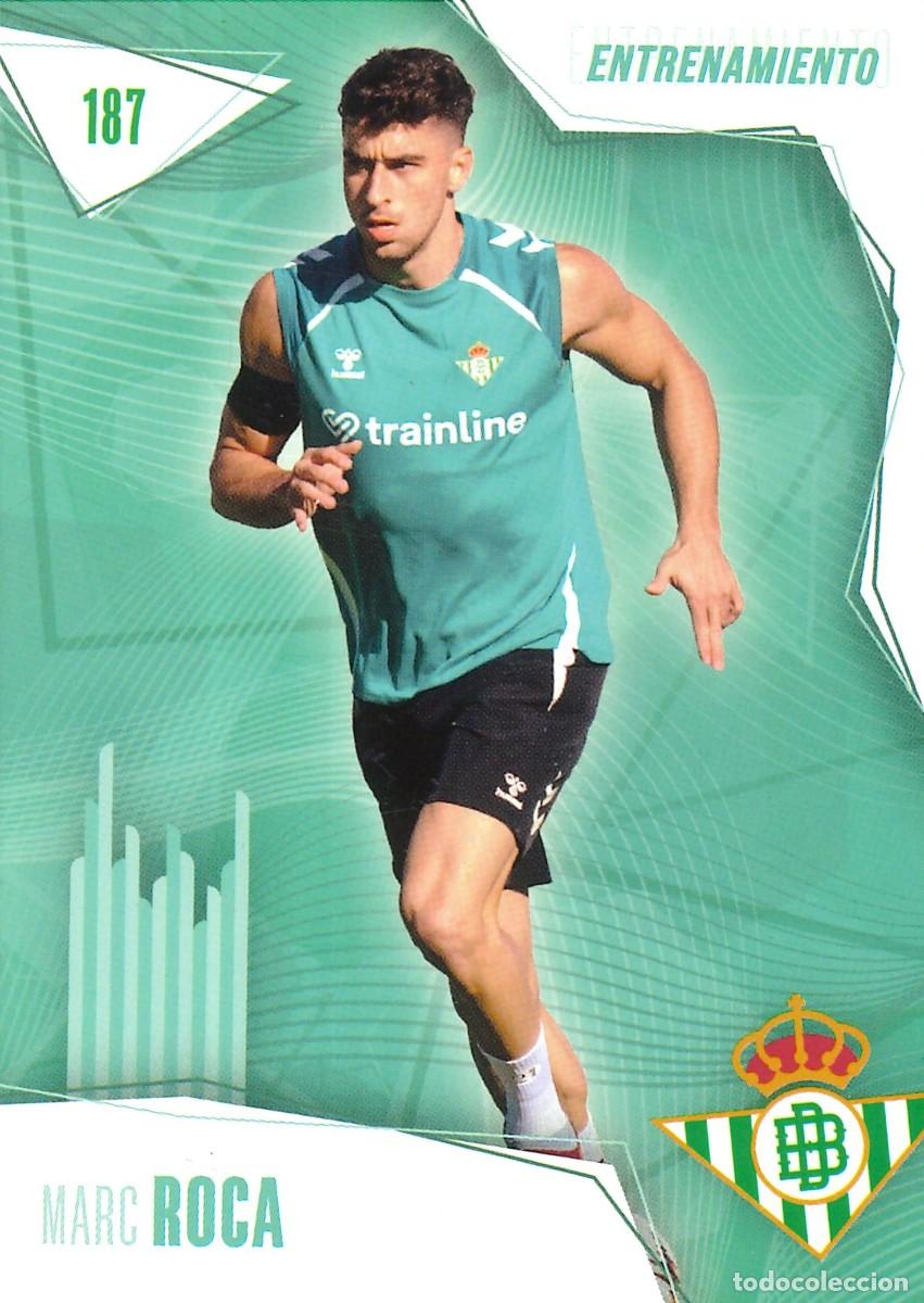 Cromos de f&uacute;tbol: FUTBOL - BETIS CARDS - 2025-2026 - 25-26 - REAL BETIS - 187 - MARC ROCA - ENTRENAMIENTO