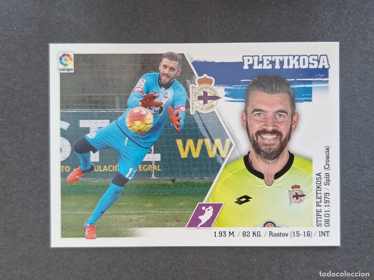 Cromos de f&uacute;tbol: L3 PLETIKOSA DEPORTIVO DE CORU&Ntilde;A MERCADO INVIERNO LIGA ESTE 2015 2016 15 16 NUNCA PEGADO SIN PEGAR