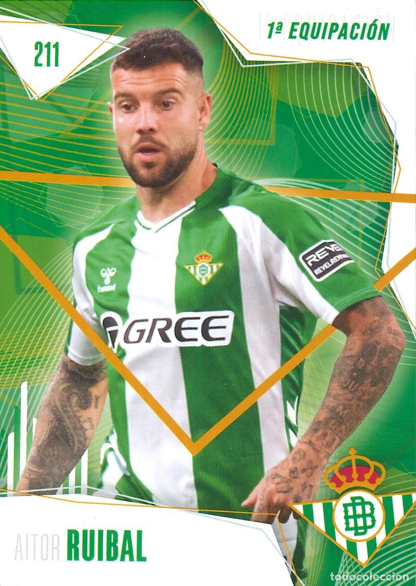 Cromos de f&uacute;tbol: FUTBOL - BETIS CARDS - 2025-2026 - 25-26 - REAL BETIS - 211 - AITOR RUIBAL - 1&ordf; EQUIPACION