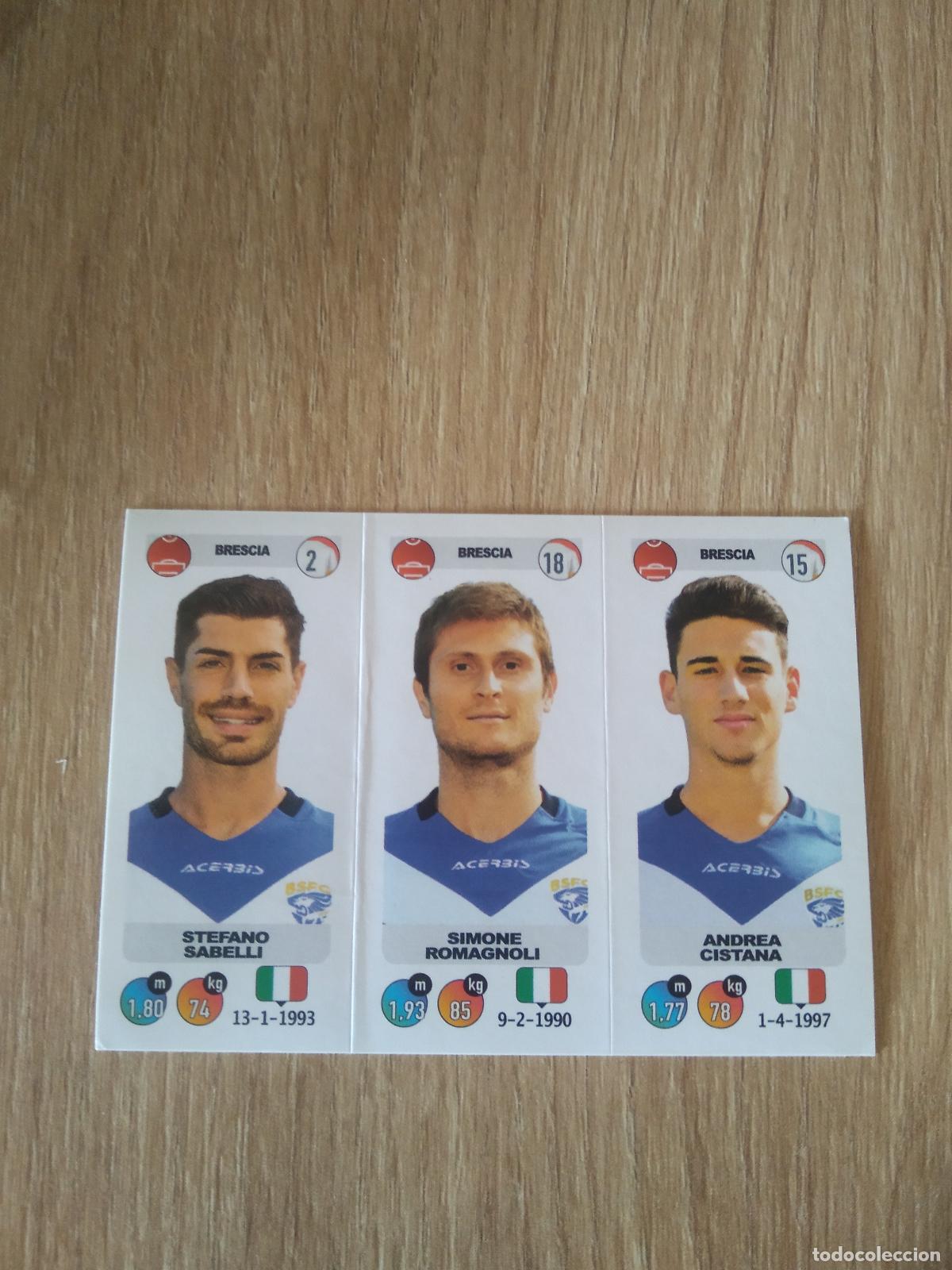 Fu&szlig;ball-Sticker: 583 SABELLI ROMAGNOLI CISTANA CROMO FUTBOL PANINI LIGA ITALIA 18-19 CALCIATORI 2018-2019
