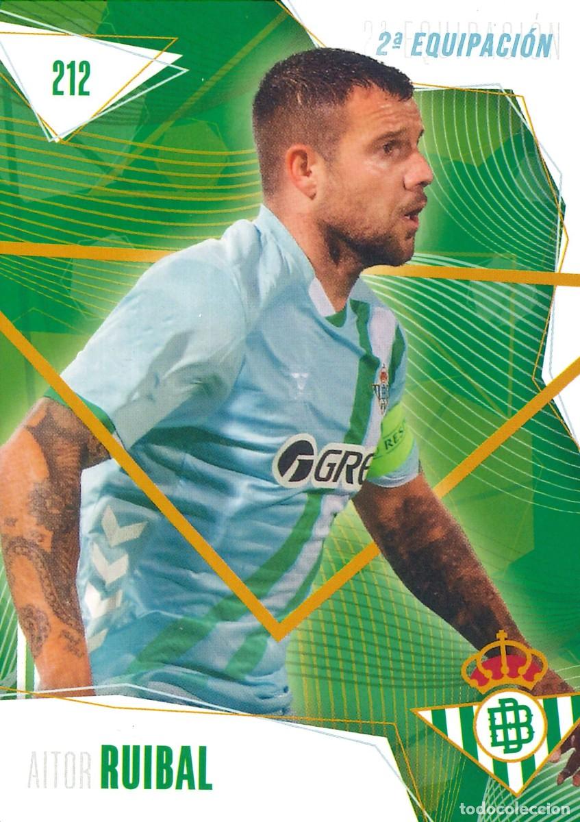 Fu&szlig;ball-Sticker: FUTBOL - BETIS CARDS - 2025-2026 - 25-26 - REAL BETIS - 212 - AITOR RUIBAL - 2&ordf; EQUIPACION