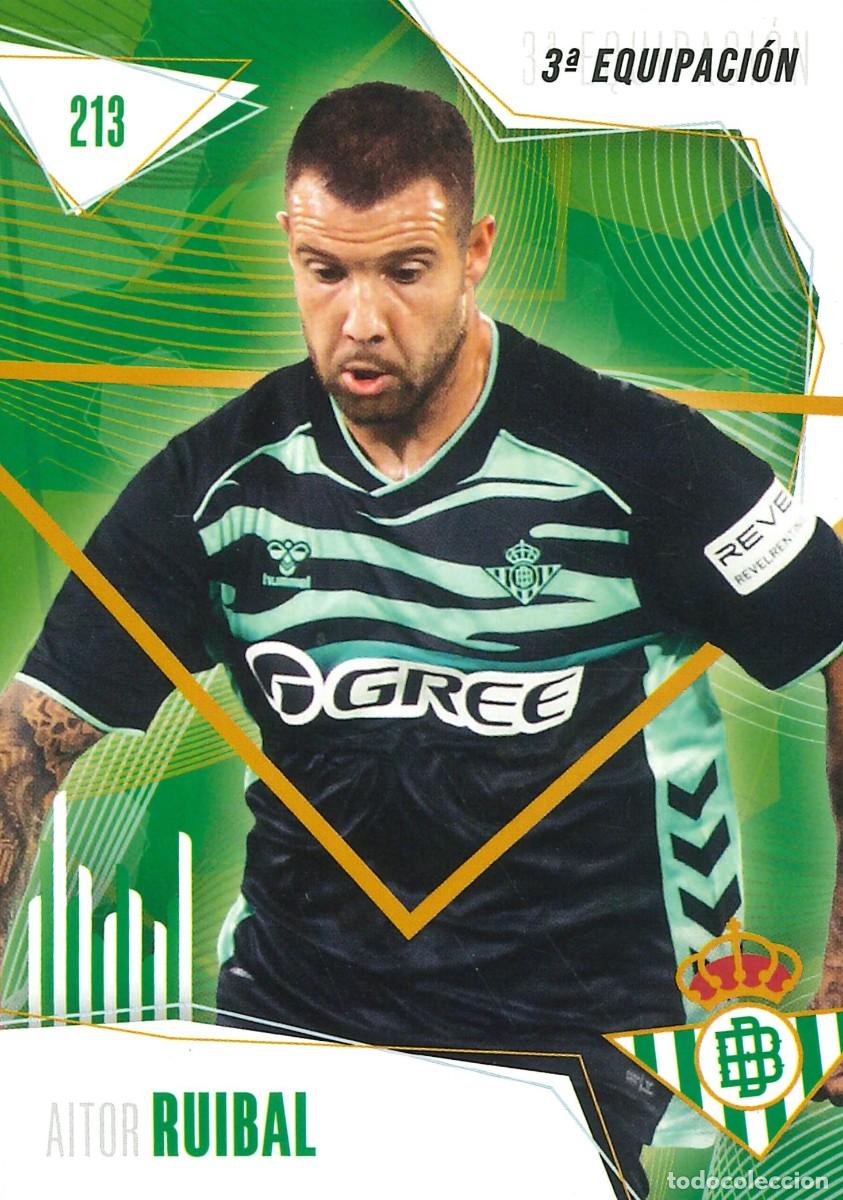 Cromos de f&uacute;tbol: FUTBOL - BETIS CARDS - 2025-2026 - 25-26 - REAL BETIS - 213 - AITOR RUIBAL - 3&ordf; EQUIPACION