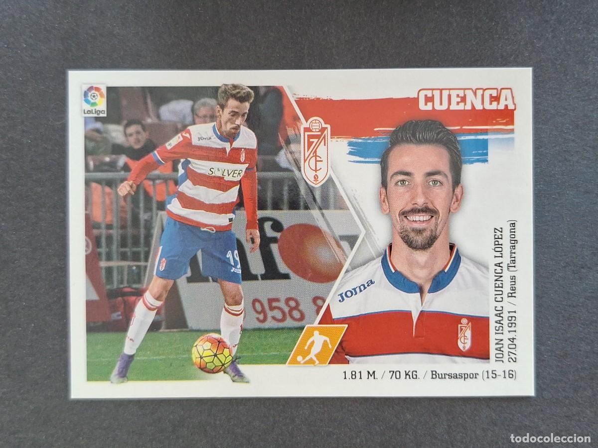 Cromos de f&uacute;tbol: L3 CUENCA GRANADA C. F. MERCADO INVIERNO LIGA ESTE 2015 2016 15 16 NUNCA PEGADO SIN PEGAR