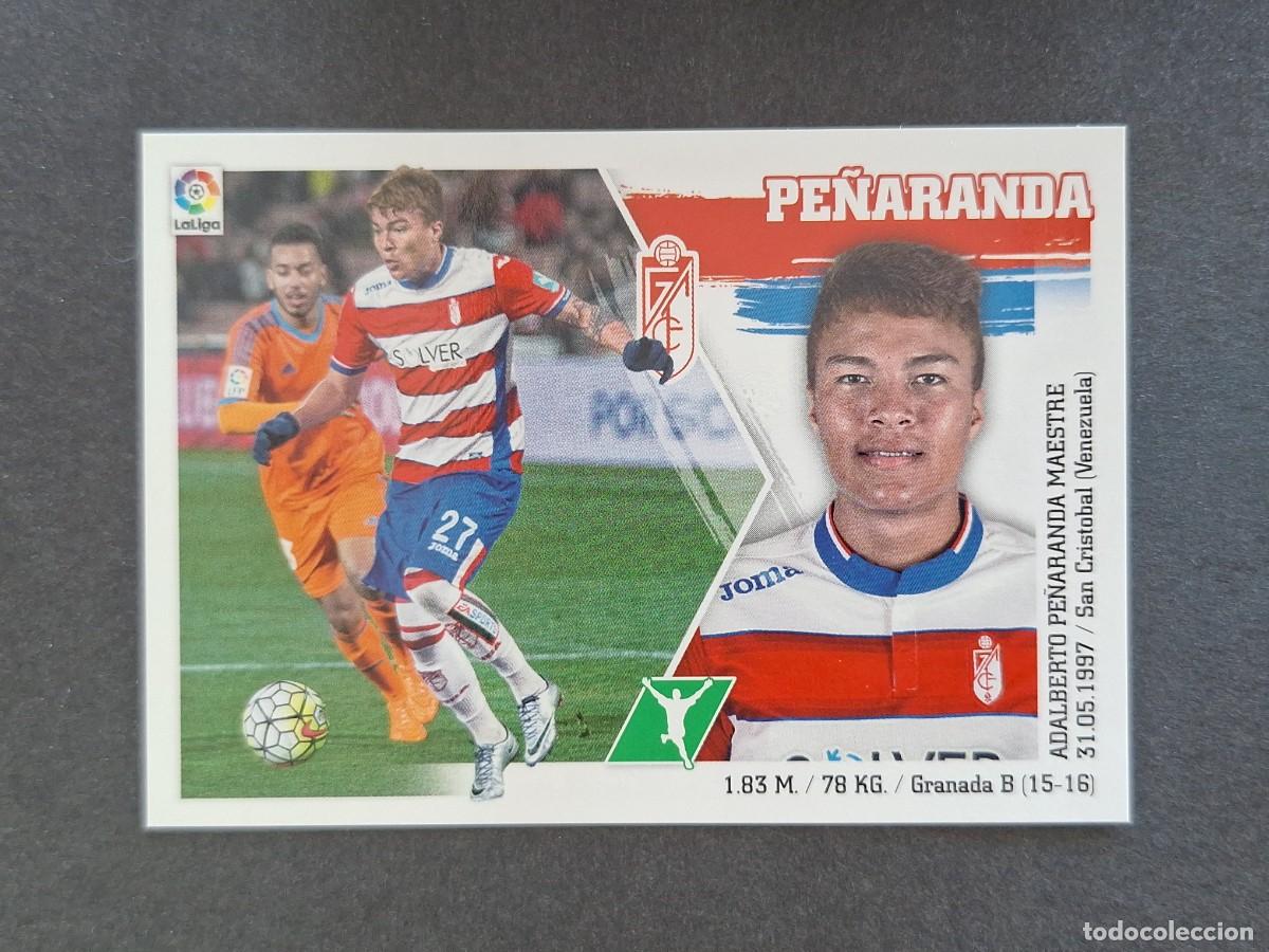 Cromos de f&uacute;tbol: L3 PA&Ntilde;ARANDA GRANADA C. F. MERCADO INVIERNO LIGA ESTE 2015 2016 15 16 NUNCA PEGADO SIN PEGAR