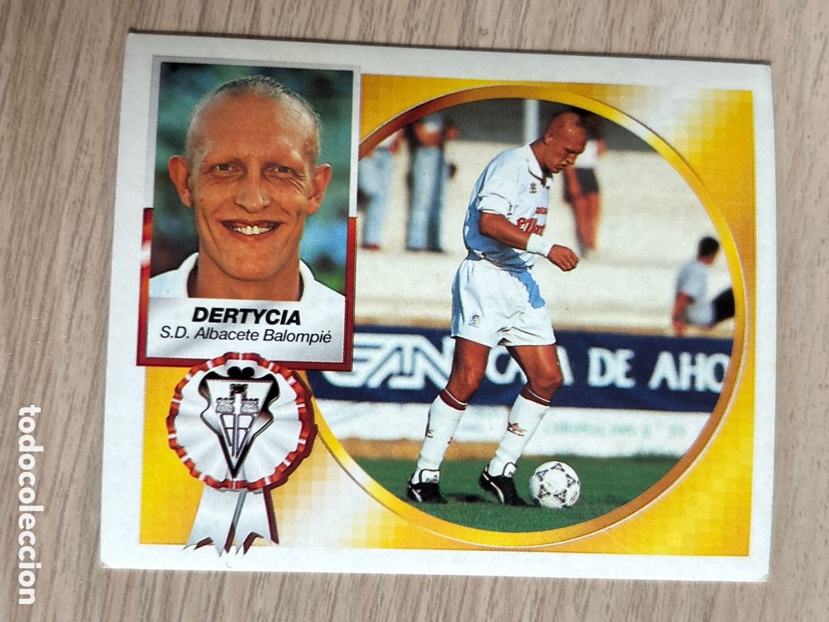 Cromos de f&uacute;tbol: DERTYCIA ALBACETE VERSION LIGA ESTE 1994 1995 94 95 NUNCA PEGADO SIN PEGAR
