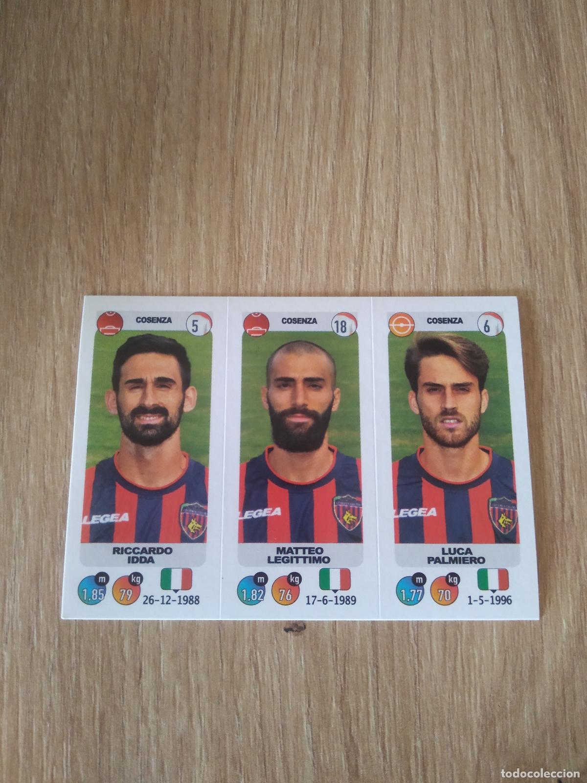 Cromos de f&uacute;tbol: 607 IDDA LEGITTIMO PALMIERO COSENZA CROMO FUTBOL PANINI LIGA ITALIA 18-19 CALCIATORI 2018-2019