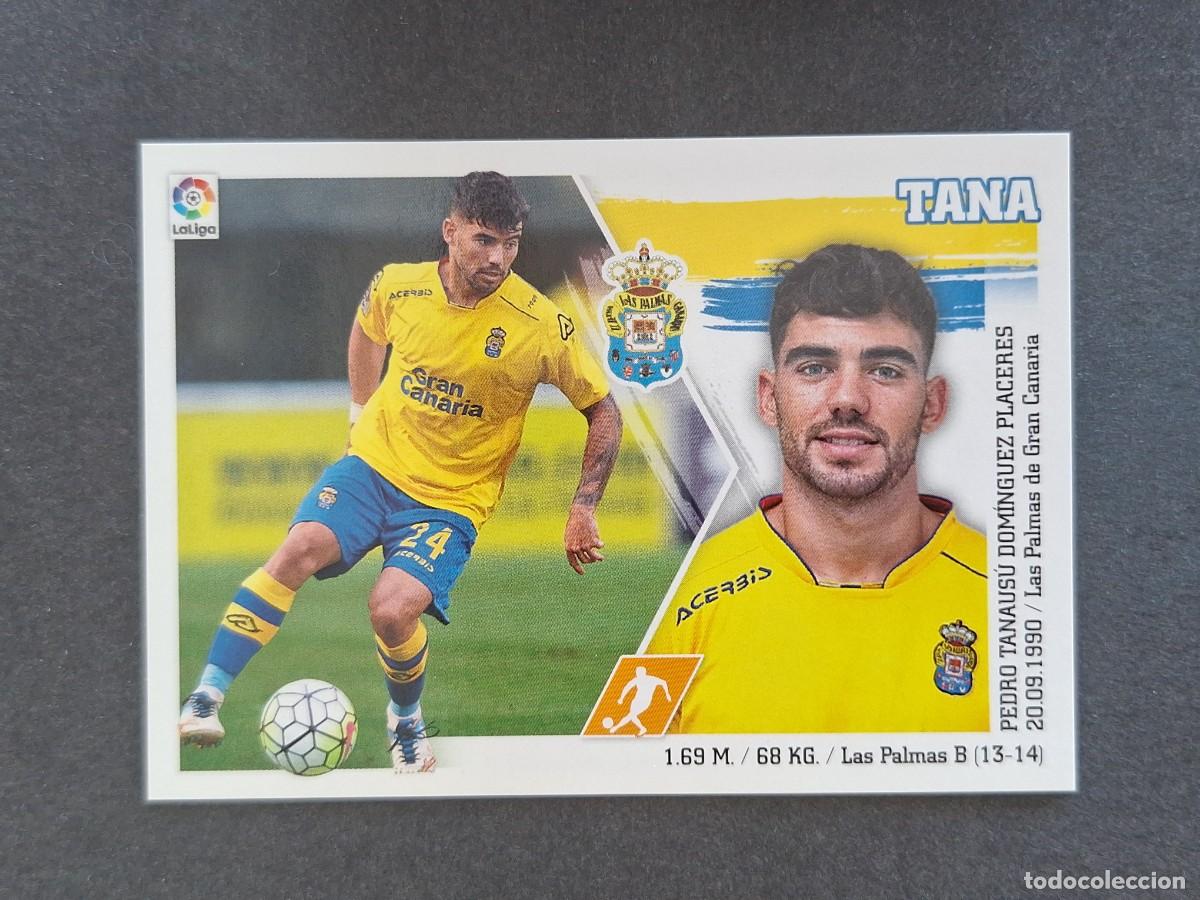 Cromos de f&uacute;tbol: L3 TANA U. D. LAS PALMAS MERCADO INVIERNO LIGA ESTE 2015 2016 15 16 NUNCA PEGADO SIN PEGAR