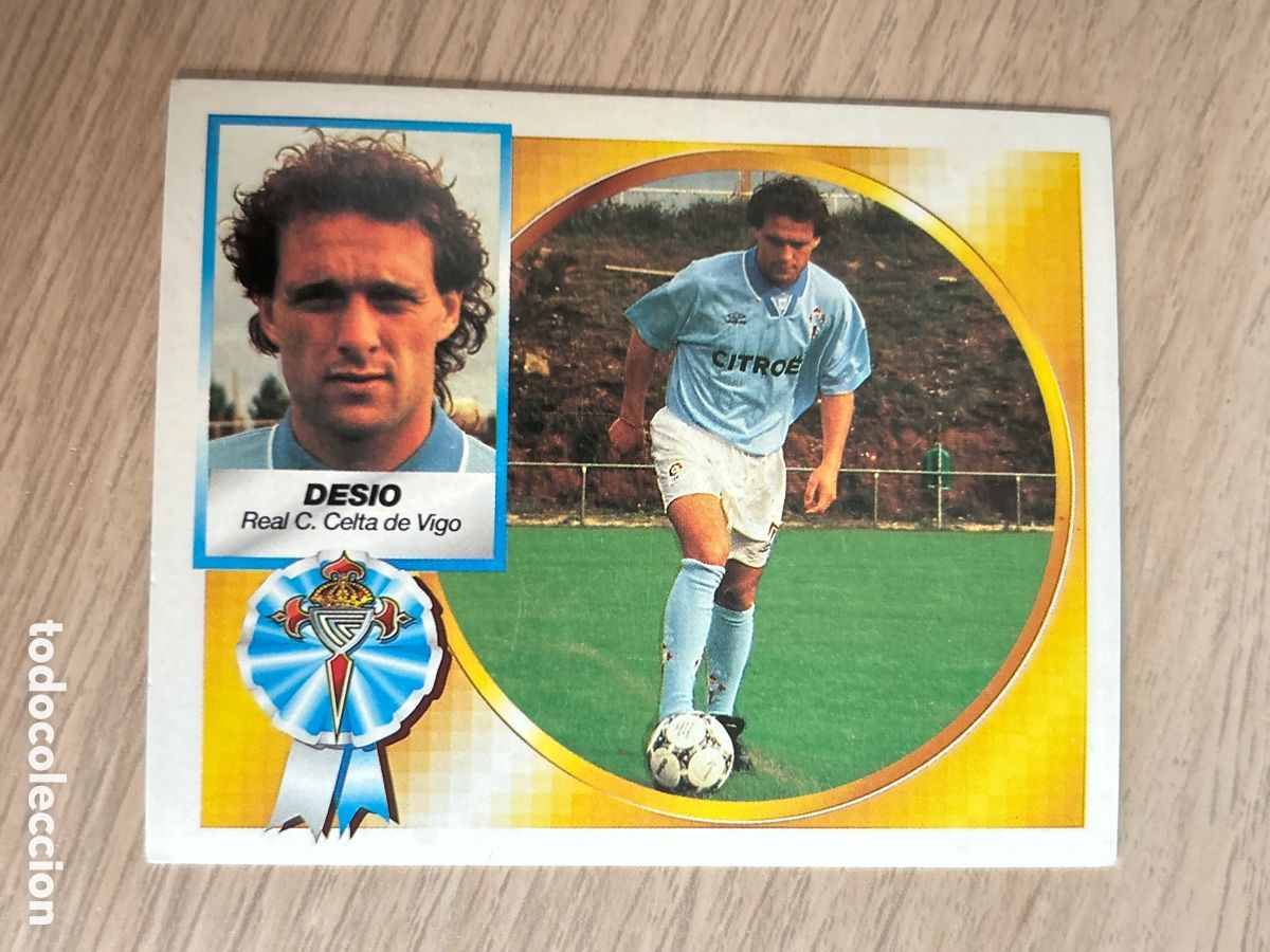 Cromos de f&uacute;tbol: DESIO CELTA COLOCA LIGA ESTE 1994 1995 94 95 NUNCA PEGADO SIN PEGAR