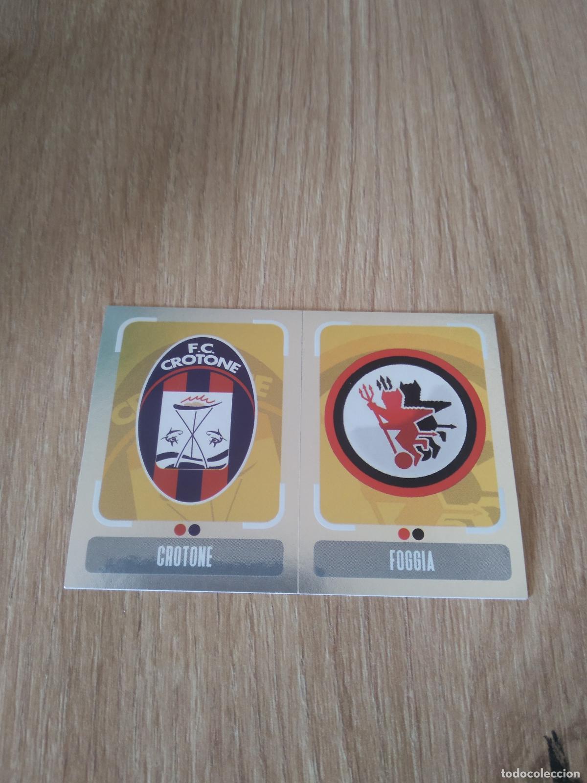 Cromos de f&uacute;tbol: 618 ESCUDO CROTONE FOGGIA CROMO FUTBOL PANINI LIGA ITALIA 18-19 CALCIATORI 2018-2019