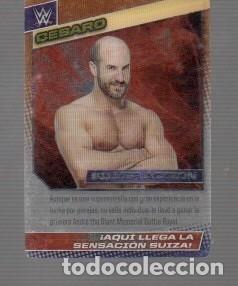 Cromos de f&uacute;tbol: CROMO DE LUCHA LIBRE W PANINI DEL A&Ntilde;O 2015 CESARO N&ordm;065
