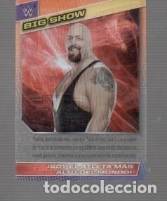 Cromos de f&uacute;tbol: CROMO DE LUCHA LIBRE W PANINI DEL A&Ntilde;O 2015 BIG SHOW N&ordm;067