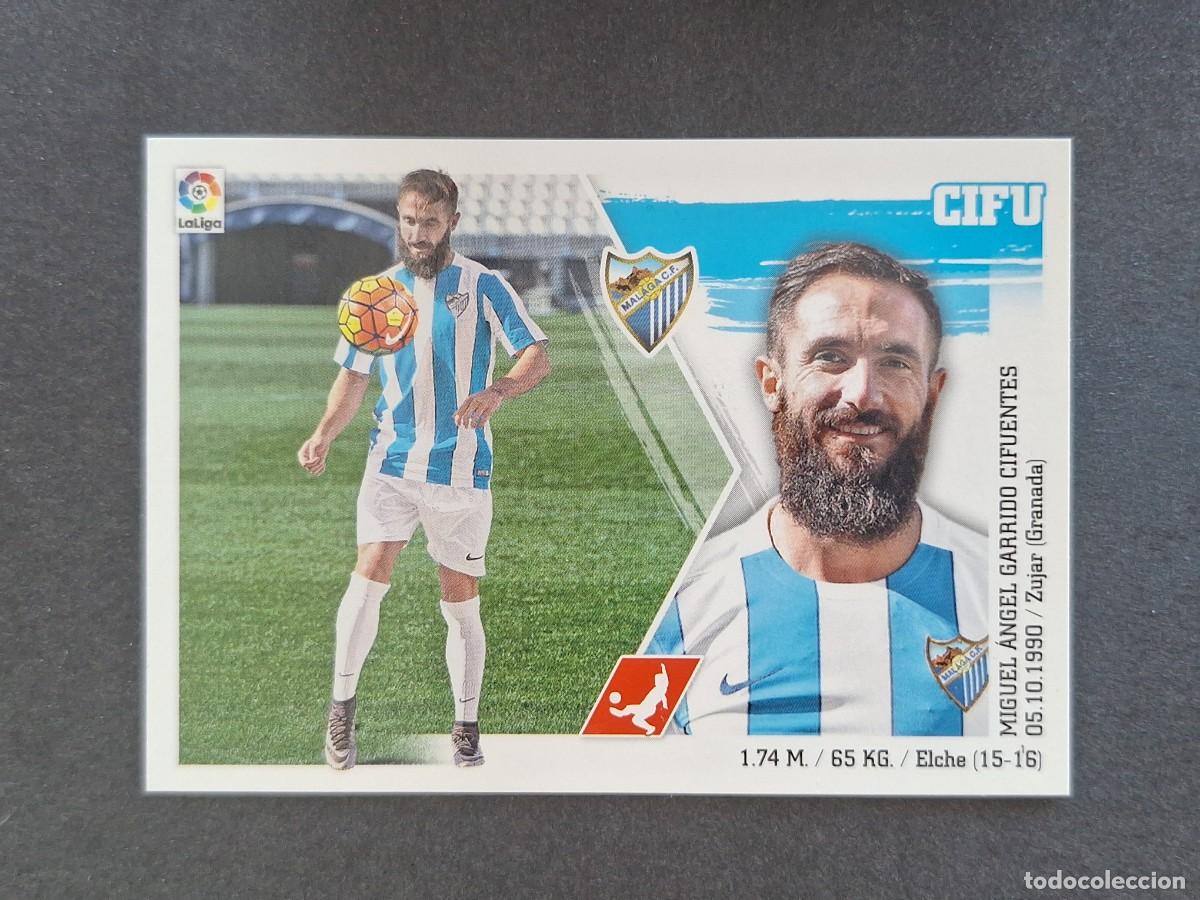 Cromos de f&uacute;tbol: L3 CIFU MALAGA C. F. MERCADO INVIERNO LIGA ESTE 2015 2016 15 16 NUNCA PEGADO SIN PEGAR
