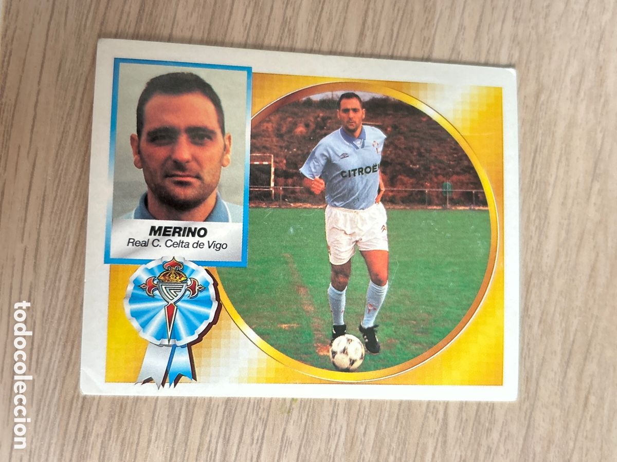 Cromos de f&uacute;tbol: MERINO CELTA COLOCA LIGA ESTE 1994 1995 94 95 NUNCA PEGADO SIN PEGAR