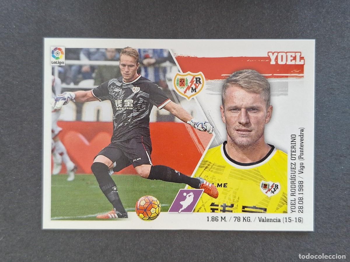 Cromos de f&uacute;tbol: L3 YOEL RAYO VALLECANO MERCADO INVIERNO LIGA ESTE 2015 2016 15 16 NUNCA PEGADO SIN PEGAR