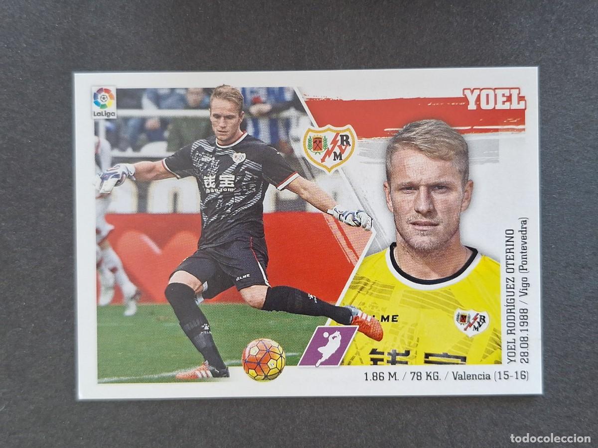 Cromos de f&uacute;tbol: L3 YOEL RAYO VALLECANO MERCADO INVIERNO LIGA ESTE 2015 2016 15 16 NUNCA PEGADO SIN PEGAR