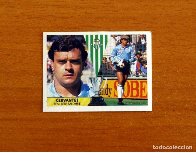 Cromos de f&uacute;tbol: Real Betis - Cervantes - Ediciones Este Liga 1987-1988, 87-88 - Cromo Nunca pegado