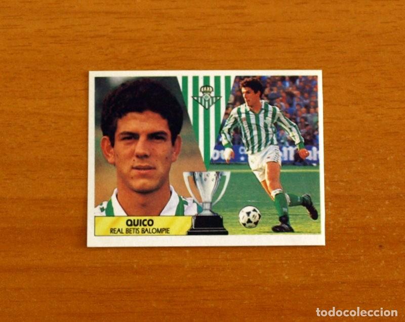 Cromos de f&uacute;tbol: Real Betis - Quico - Ediciones Este Liga 1987-1988, 87-88 - Cromo Nunca pegado