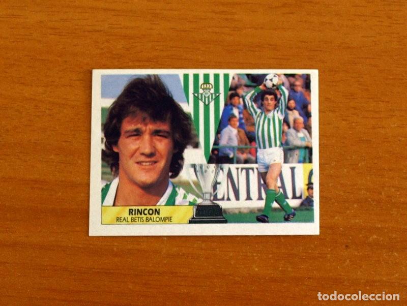 Cromos de f&uacute;tbol: Real Betis - Rinc&oacute;n - Ediciones Este Liga 1987-1988, 87-88 - Cromo Nunca pegado