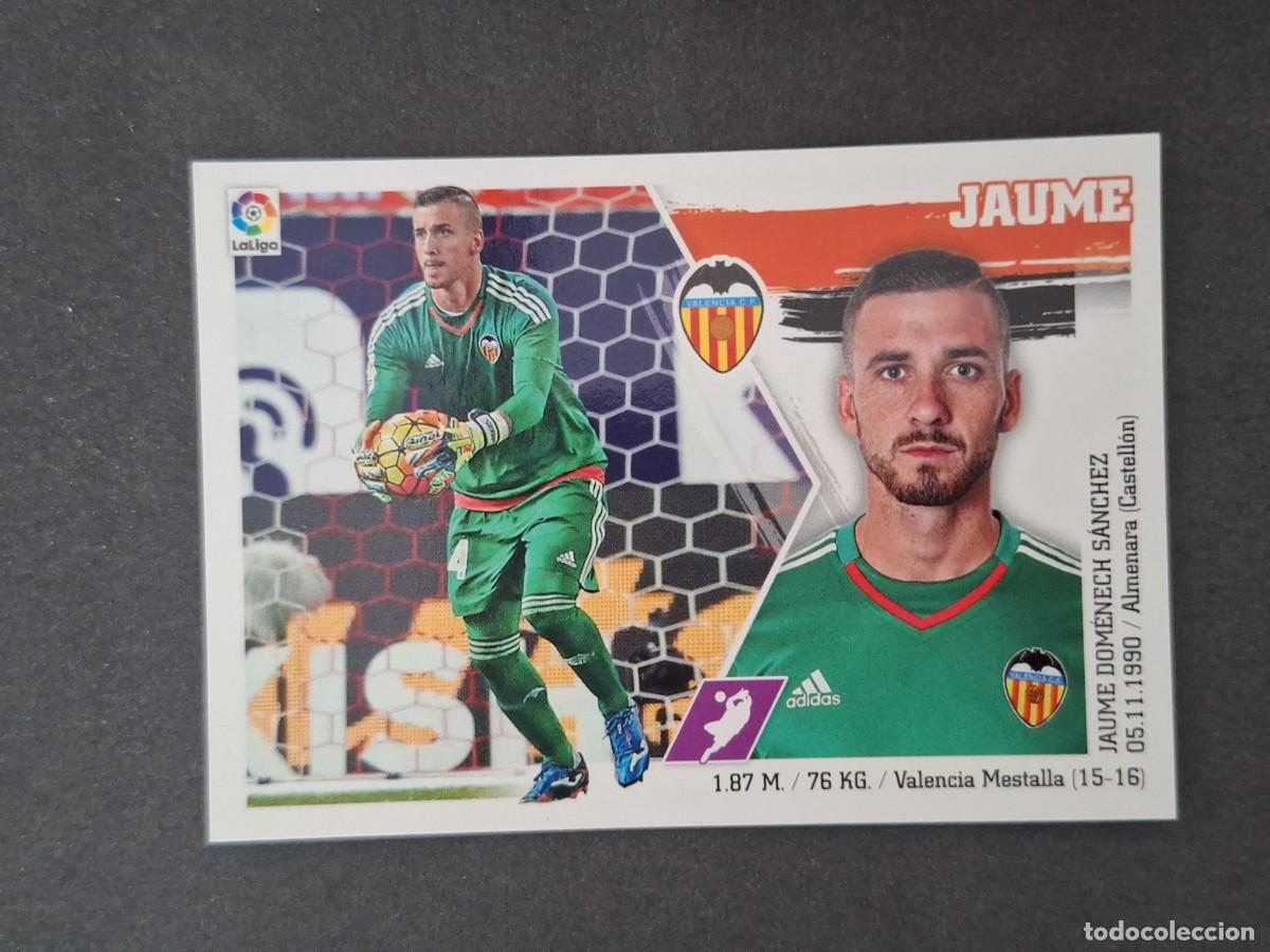 Cromos de f&uacute;tbol: L3 JAUME VALENCIA C. F. MERCADO INVIERNO LIGA ESTE 2015 2016 15 16 NUNCA PEGADO SIN PEGAR