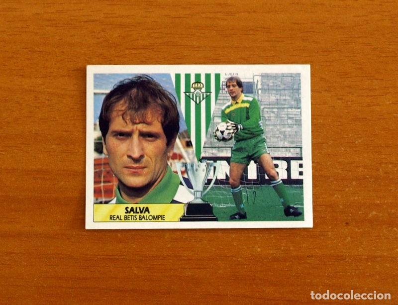 Cromos de f&uacute;tbol: Real Betis - Salva - Ediciones Este Liga 1987-1988, 87-88 - Nunca Pegado